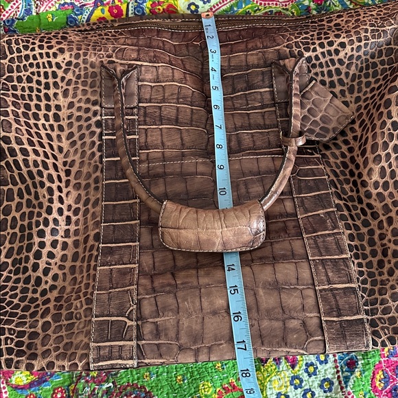 Vintage Dooney & Bourke Brown Croco Nile Bag - Picture 16 of 16